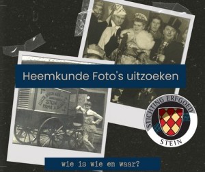 Foto's uitzoeken, personen en gebeurtenissen voor de Heemkunde 