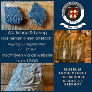 Lezing & Workshop:  HOE HERKEN IK EEN ARTEFACT?