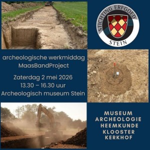Unieke archeologische werkmiddag: MaasBandProject.