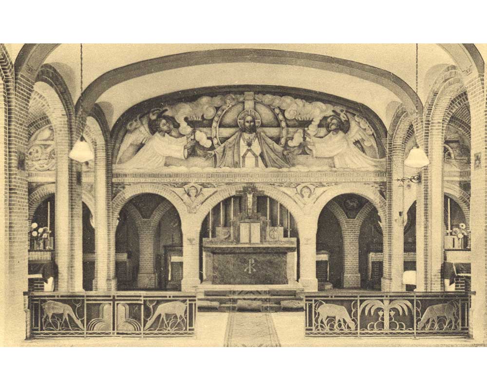 Kasteel Stein - Missiehuis - kapel in 1937